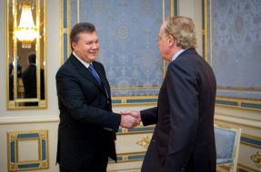 Viktor Yanukovich and Paolo Scaroni