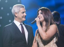 Alessandro Safina and Eva Mali