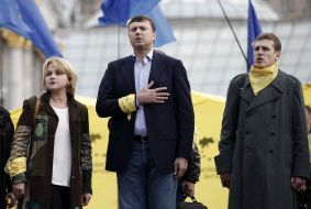 Mariya Burmaka and Sergey Bondarchuk