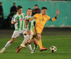 Игровой момент матча