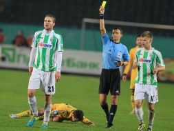 Игровой момент матча