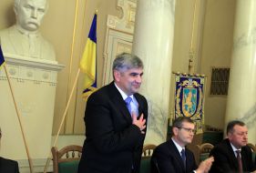 Oleg Salo, Aleksandr Vilkul and Victor Shemchuk