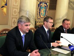 Oleg Salo, Aleksandr Vilkul and Victor Shemchuk