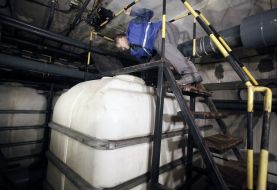 Dismantling of fountain