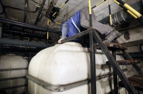 Dismantling of fountain