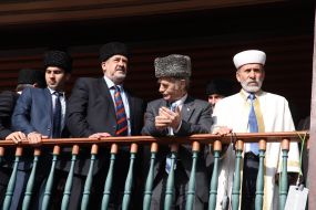 Refat Chubarov, Haji Emirali Ablayev and Mustafa Dzhemilyev