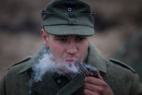Участник военно-исторического фестиваля «Даешь Киев!»
