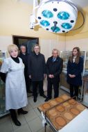 Participants of the opening of an animal shelter