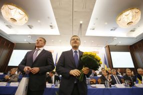 Sergey Bubka and Aleksandr Vilkul