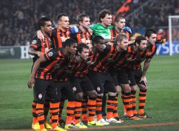 The players of FС "Shakhter" (Donetsk)