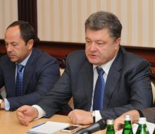 Sergey Tigipko and Petr Poroshenko