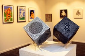 Exhibition of artist Victor Vasarely