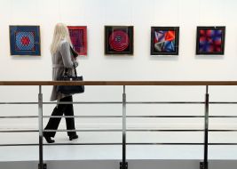 Exhibition of artist Victor Vasarely