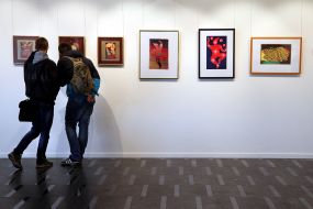 Exhibition of artist Victor Vasarely