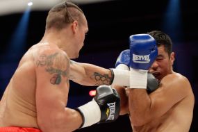 Aleksandr Usik and Felipe Romero