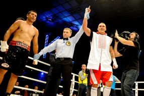 Aleksandr Usik and Felipe Romero