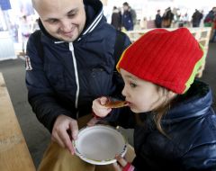 Participants of the Street food festival