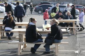 Participants of the Street food festival