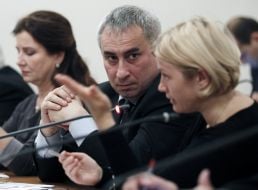 Inna Bogoslovskaya, Irina Gerashchenko and Vladimir Misik
