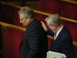 Aleksandr Kwasniewski and Pat Cox