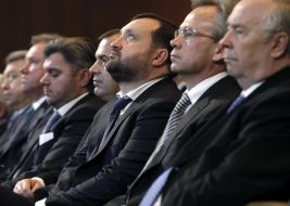 Vladimir Rybak, Nikolay Prysyazhnyuk, Sergey Arbuzov, Andrey Klyuev and Eduard Stavitskiy