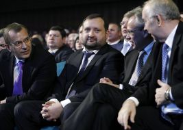 Vladimir Rybak, Nikolay Prysyazhnyuk, Sergey Arbuzov and Andrey Klyuev 