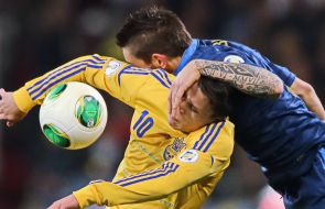 Evgeniy Konoplyanka and Mathieu Debusschere