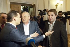 Олег Ляшко и  Андрей Лозовой