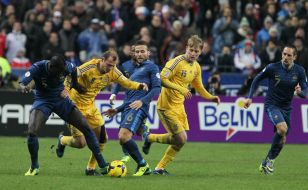 Игровой момент матча