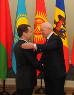 Nikolay Azarov and Dmitry Medvedev