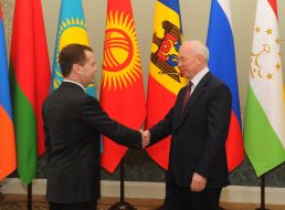 Nikolay Azarov and Dmitry Medvedev