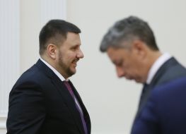 Aleksandr Klimenko and Yuriy Boyko