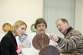 Visitors of the exhibition