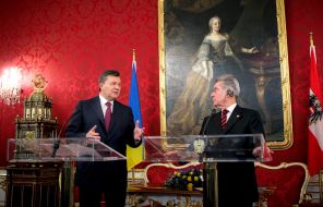 Viktor Yanukovich and Heinz Fischer