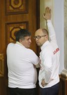Arseniy Yatsenyuk and Arsen Avakov
