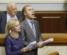 Igor Miroshnichenko and Irina Farion
