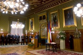 Viktor Yanukovich and Michael Haupl