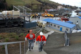 Building of Beskid tunnel