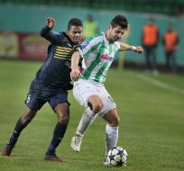 Игровой момент матча