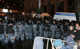 Soldiers of Special Forces "Berkut"