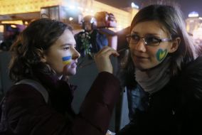 Учасники мітингу