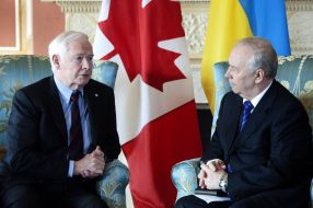 Володимир Рибак та Девід Джонстон 