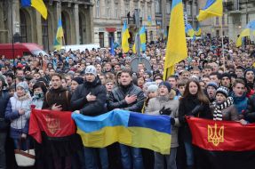 Participants of student strike