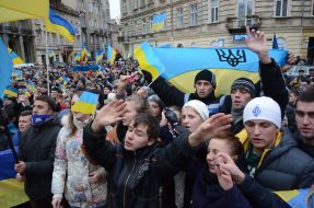 Participants of student strike