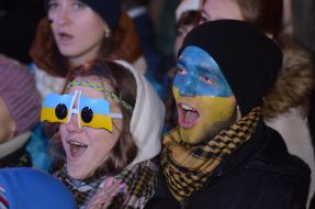 Participants of student strike