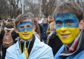 Participants of student strike