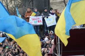 Participants of student strike