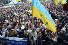Participants of student strike
