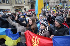 Participants of student strike
