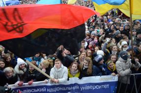 Participants of student strike